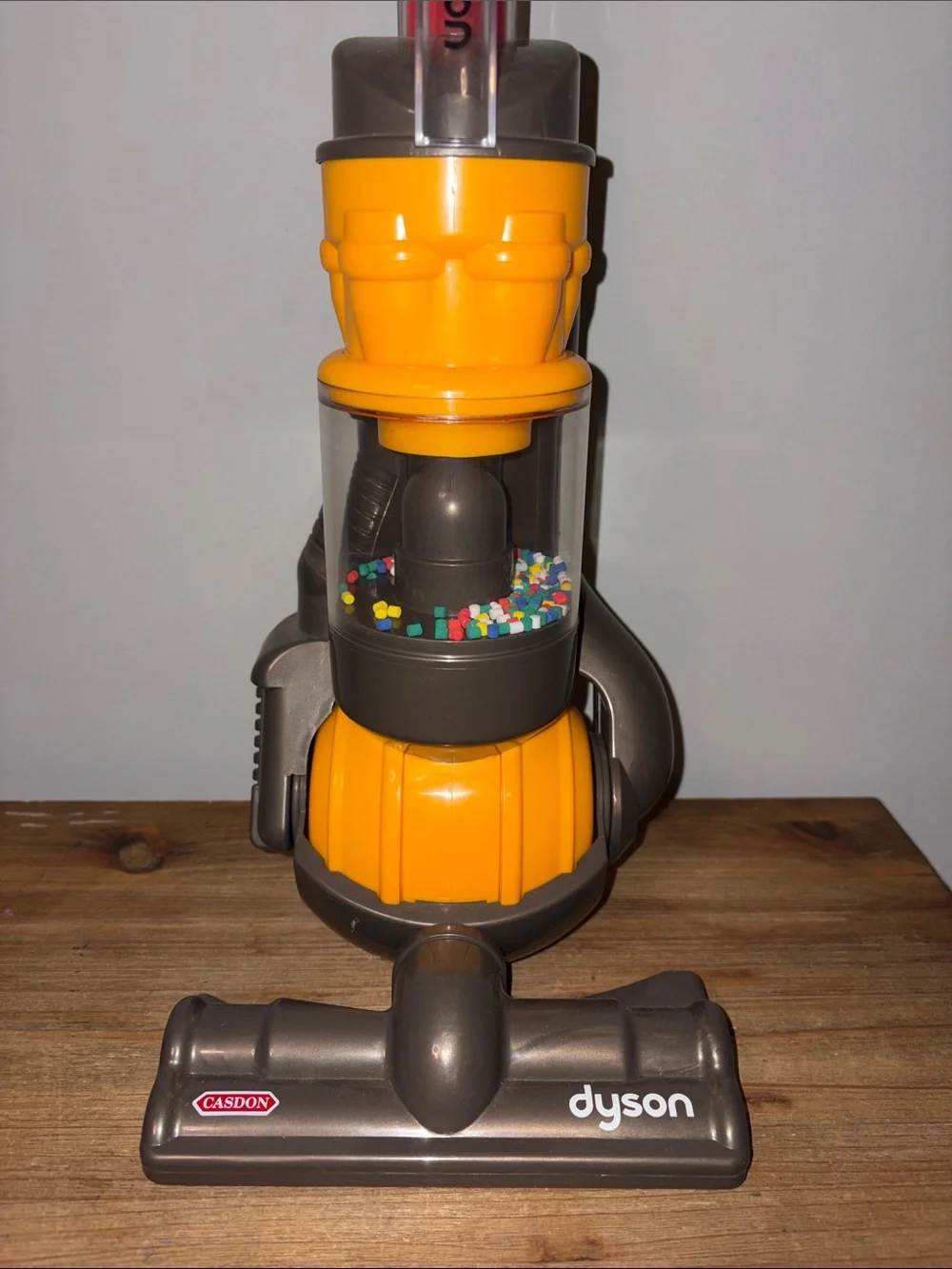 Dyson Kids Toy Vacuum in Yellow, Gray and Red